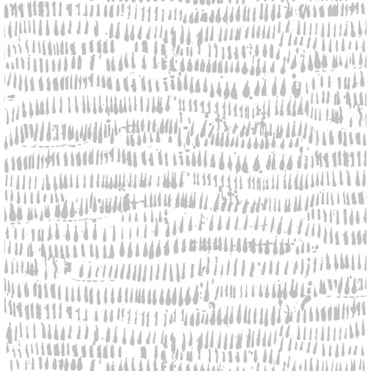NuWallpaper Kylver Gray Peel & Stick Wallpaper